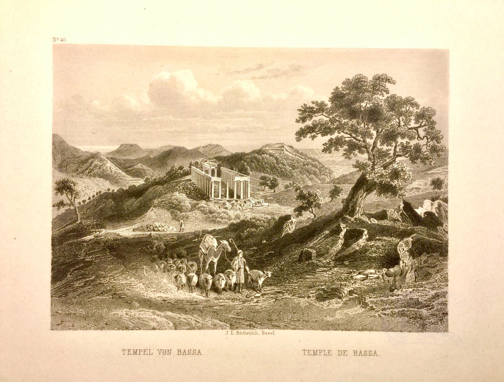 Χαρακτικό από το 1860 περ., από ΙΣ.