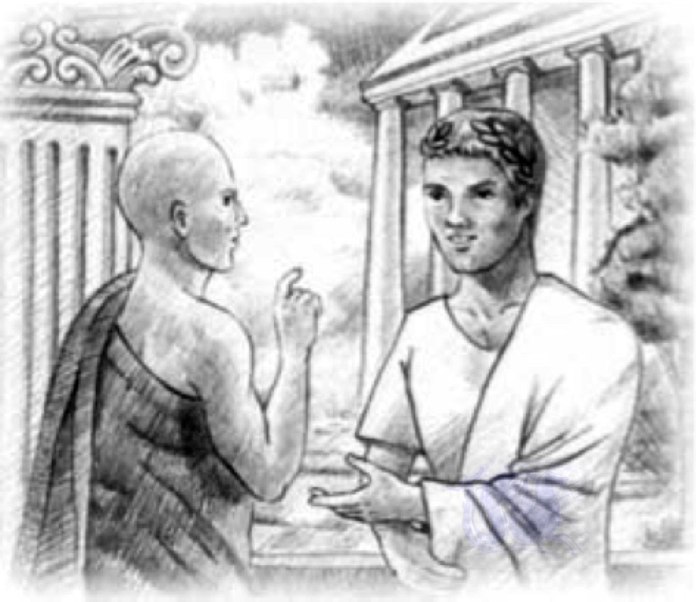 Από έκδοση των διαλόγων του Μενάνδρου